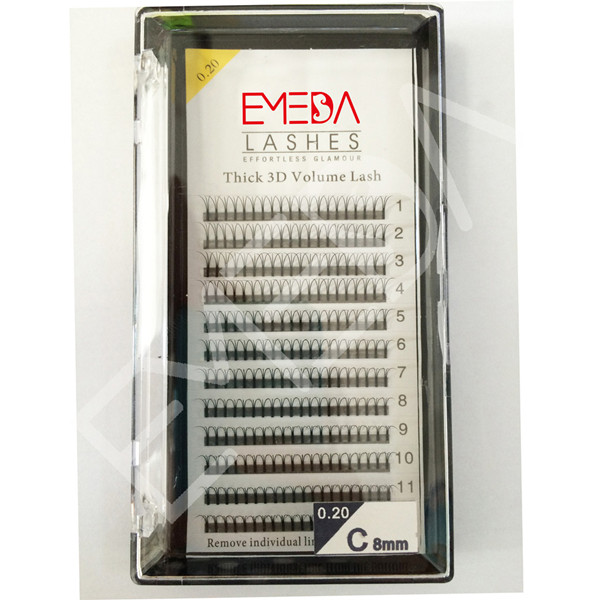 Super soft 3D single eyelash extension SD041